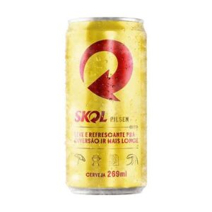 Cerveja Skol Pilsen Lata 269 ml